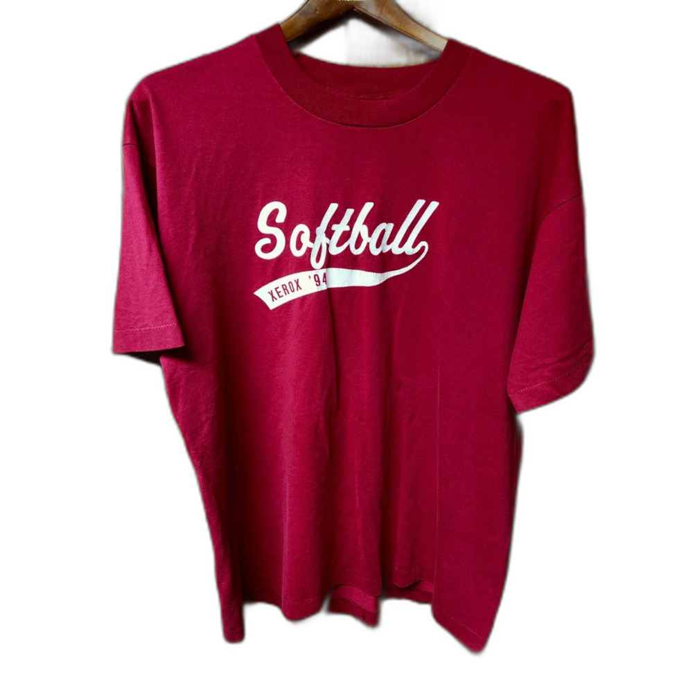 Vintage 90's Xerox softball Rochester NY t-shirt single stitched size XL